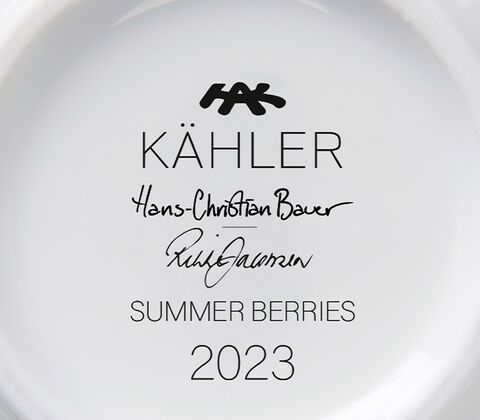Kähler Hammershøi Summer 2023 sommerbær krus 33 cl