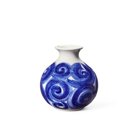 Kähler Tulle vase blå H10,5 cm