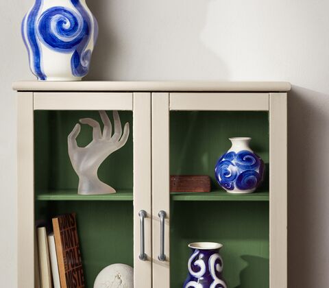 Kähler Tulle vase blå H10,5 cm