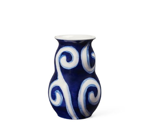 Kähler Tulle vase blå H 13 cm