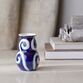 Kähler Tulle vase blå H 13 cm