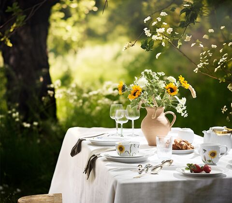 Kähler Hammershøi Summer solsikke skål Ø12 cm