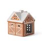 Kähler Gingerbread lyshus julestald brun H 11,5 cm