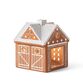 Kähler Gingerbread lyshus julestald brun H 11,5 cm