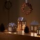 Kähler Gingerbread lyshus julestald brun H 11,5 cm