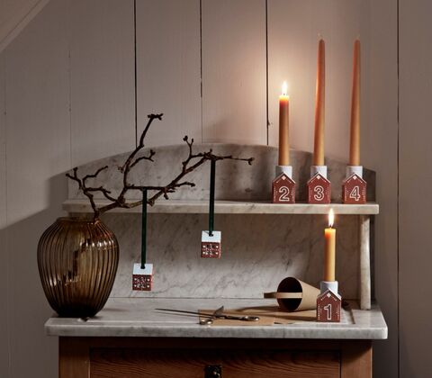 Kähler Gingerbread juleophæng 2 stk. H5 cm