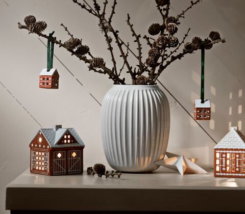 Kähler Gingerbread juleophæng 2 stk. H5 cm