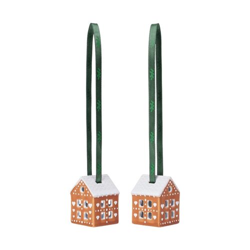 Kähler Gingerbread juleophæng 2 stk. H5 cm