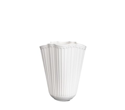 Kähler Hammershøi Unfold vase hvid H 16,5 cm