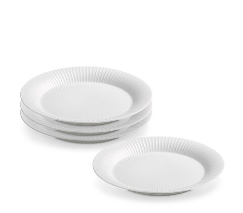 Kähler Hammershøi frokosttallerken Ø22 cm hvid 4 stk.