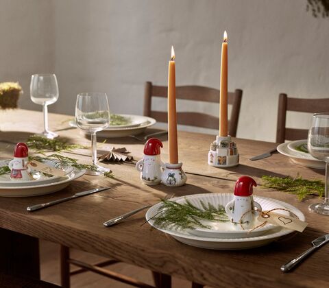 Hammershøi Jul 2025 nissefar lysestage H8,5 cm