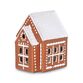 Kähler Gingerbread lyshus kirke brun H 8,5 cm