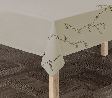 Hammershøi Jul 2025 juledug sand 150x270 cm