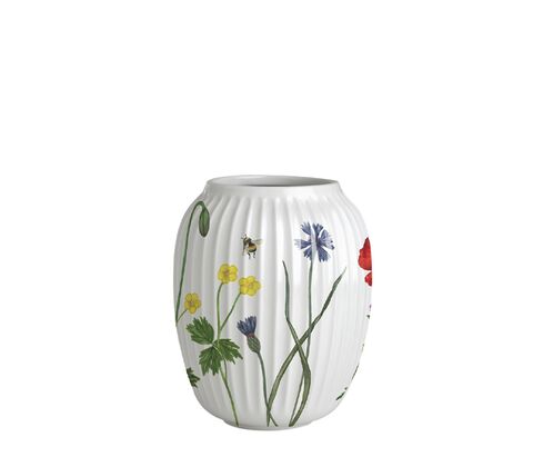 Kähler Hammershøi Summer vase hvid H21 cm