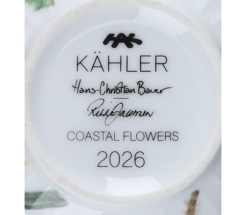 Kähler Hammershøi Summer 2026 coastal flower krus 33 cl