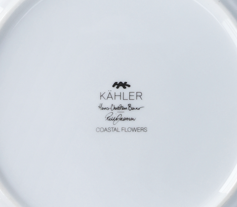 Kähler Hammershøi Summer coastal flowers tallerken Ø22 cm