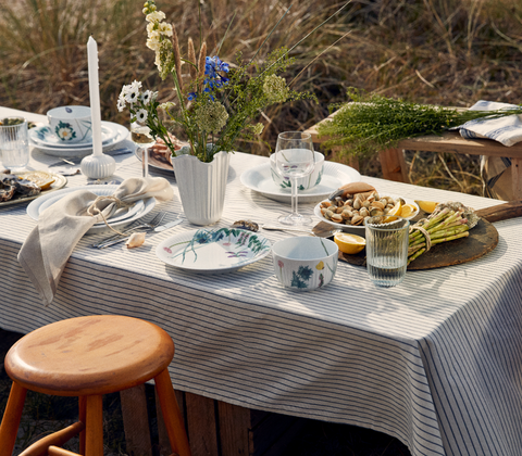 Kähler Hammershøi Summer coastal flowers tallerken Ø22 cm