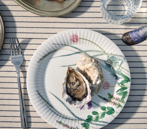 Kähler Hammershøi Summer coastal flowers tallerken Ø22 cm