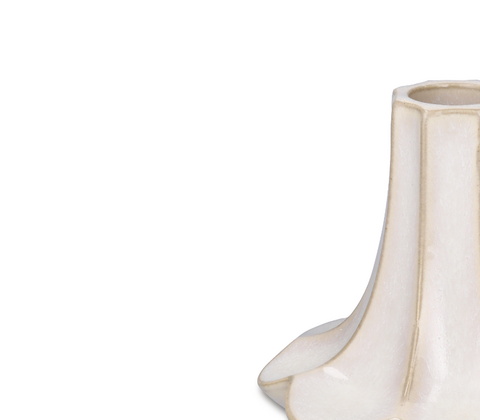 Kähler Kantarel lysestage sand H 10 cm