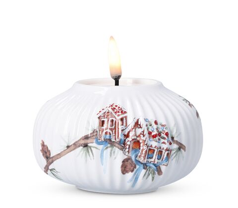 Hammershøi Jul 2025 fyrfadsstage hvid Ø10 cm