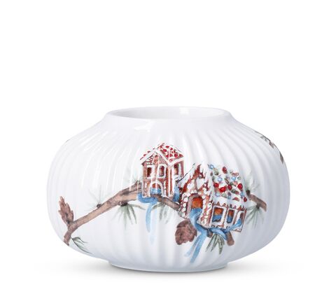 Hammershøi Jul 2025 fyrfadsstage hvid Ø10 cm