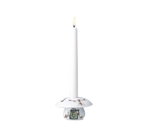 Hammershøi Jul kronelysestage svamp hvid H 6 cm