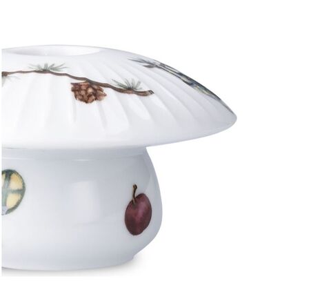 Hammershøi Jul kronelysestage svamp hvid H 6 cm