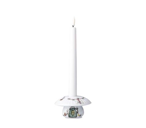 Hammershøi Jul kronelysestage svamp hvid H 6 cm