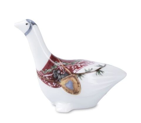 Hammershøi Jul julegås porcelæn H 8 cm