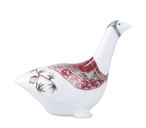 Hammershøi Jul julegås porcelæn H 8 cm