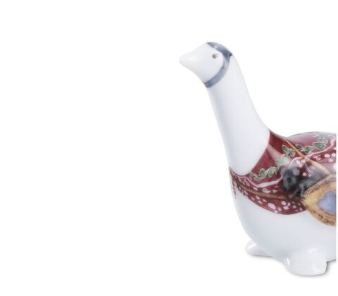 Hammershøi Jul julegås porcelæn H 8 cm