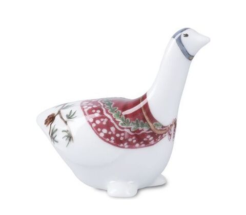 Hammershøi Jul julegås porcelæn H 8 cm