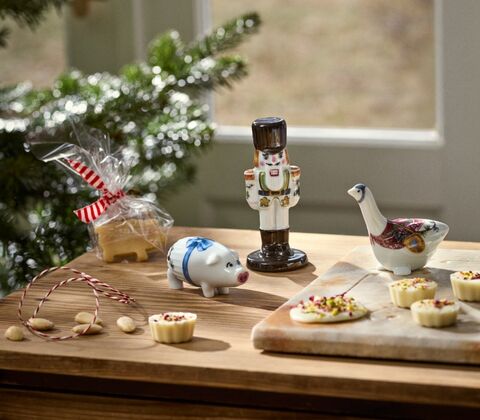 Hammershøi Jul julegås porcelæn H 8 cm