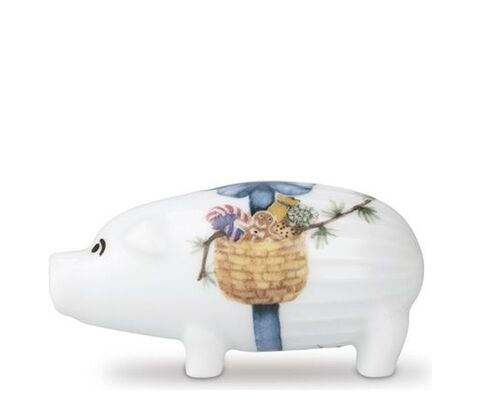 Hammershøi Jul gris porcelæn H 8 cm