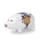 Hammershøi Jul gris porcelæn H 8 cm