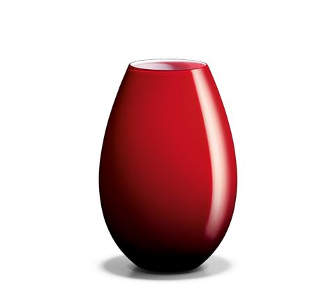 Holmegaard Cocoon vase rød 20,5 cm