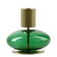 Holmegaard Bubble lysestage grøn H 8 cm 