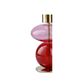 Holmegaard Bubble lysestage rød H 14 cm