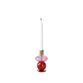 Holmegaard Bubble lysestage rød H 14 cm