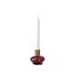 Holmegaard Bubble lysestage bordeaux H 8 cm