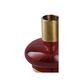 Holmegaard Bubble lysestage bordeaux H 8 cm