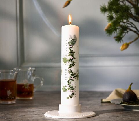 Holmegaard Christmas kalenderlys 2026 Ø 5 cm