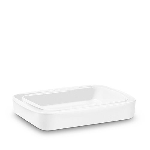 Eva Trio Legio ovnfast fad sæt hvid 2 stk.