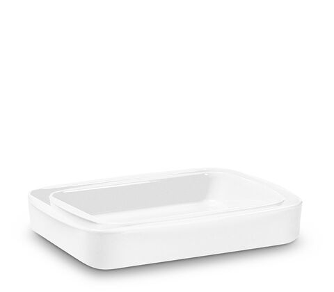 Eva Trio Legio ovnfast fad sæt hvid 2 stk.