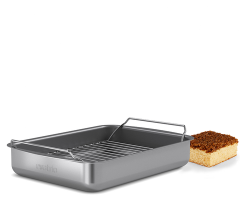 Eva Trio Professionel bradepande med keramisk belægning med rist 30x22 cm