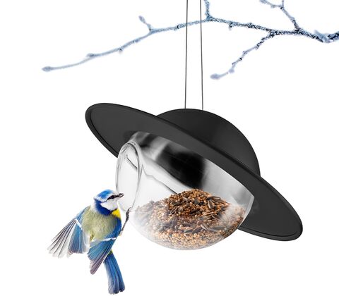 Eva Solo Saturn fuglefoderkugle sort