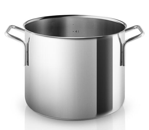 Eva Trio Recycled Stainless Steel grydesæt inklusiv pastaindsats 4 dele