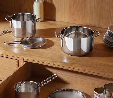 Eva Trio Recycled Stainless Steel gryde 2,2 liter 