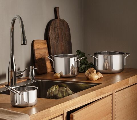 Eva Trio Recycled Stainless Steel gryde 2,2 liter 