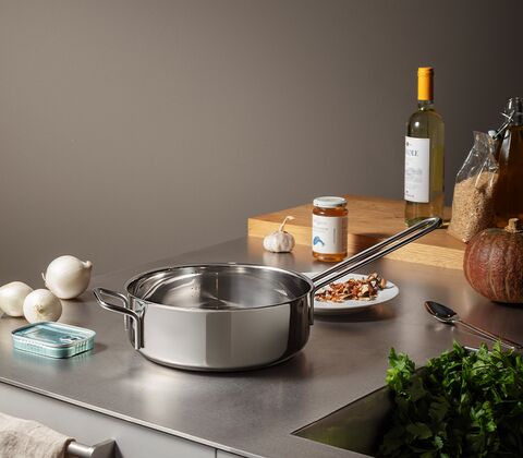 Eva Trio Recycled Stainless Steel sautepande Ø 24 cm 